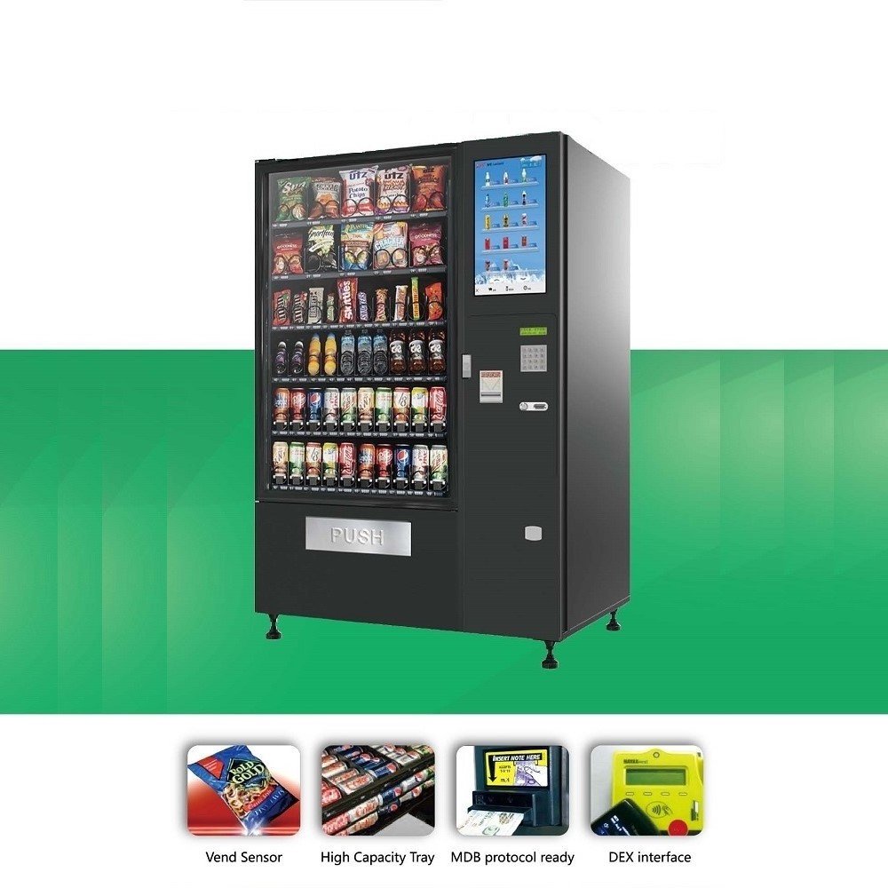 CV-5000C-B Combo Vending Machine with 21.5' Touch Screen
