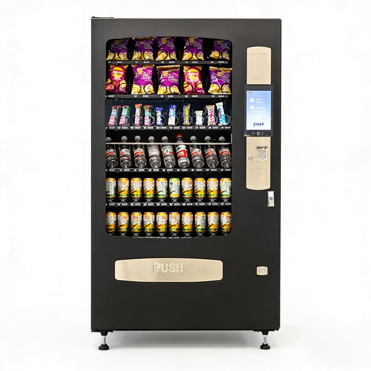 VCM-5000C10 Combo Vending Machine with 10 Inch Touch Screen