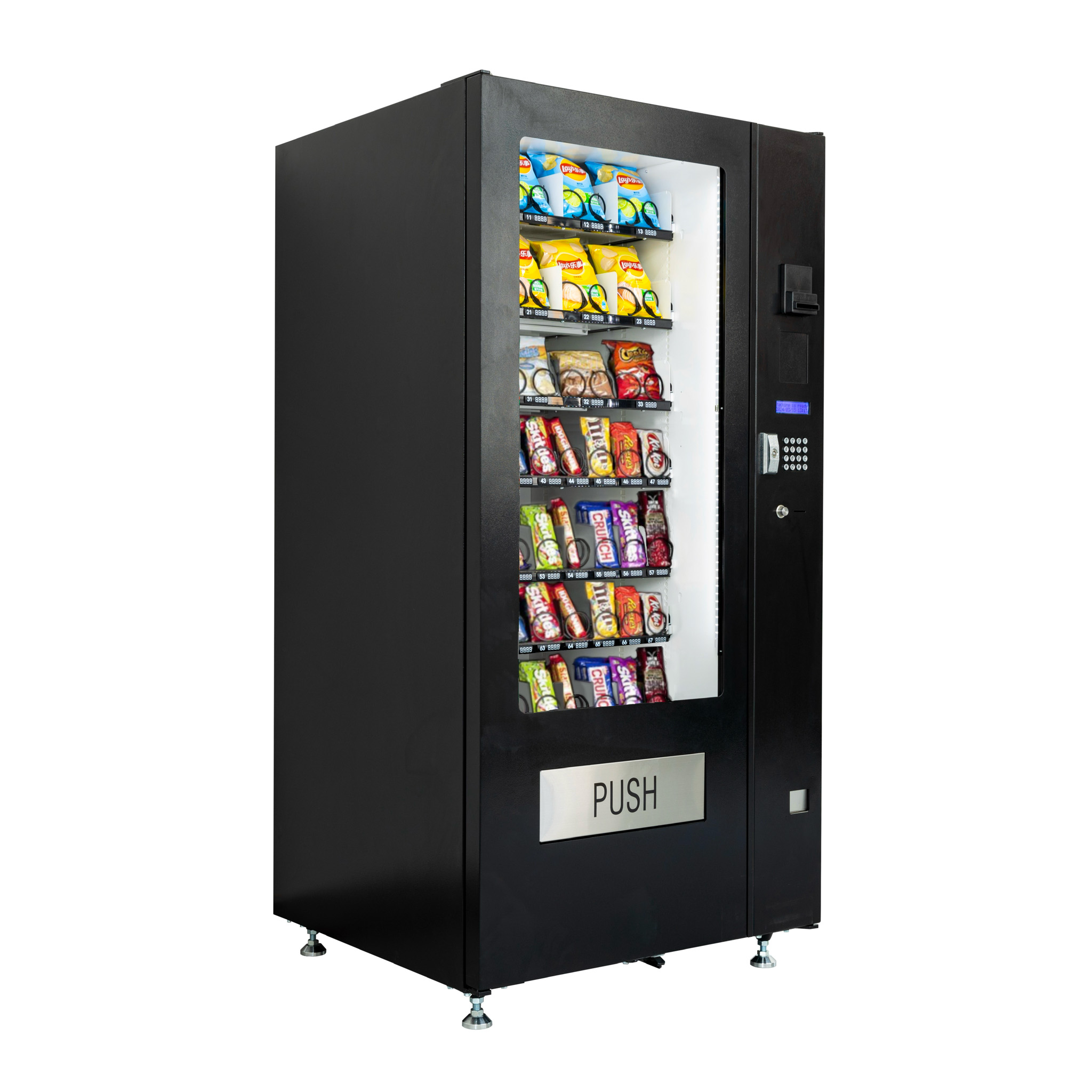 EC40 combo vending machine, 40 selections snack beverage cold drink vending machine