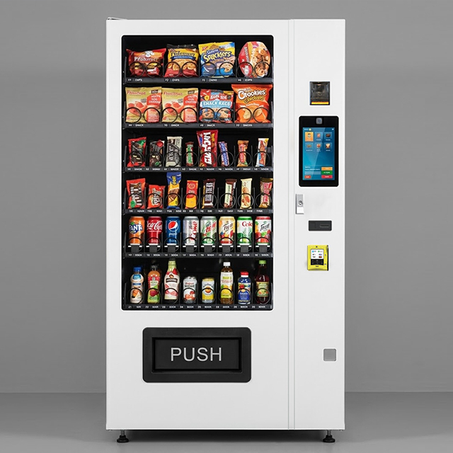 DV4000C10 touch screen vending machine, mid capacity snack drink machine