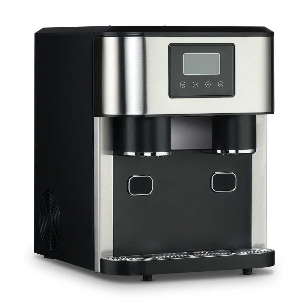 KIM15 Household Ice Maker and Dispenser | 3 in 1 Bullet/Crushed Ice Machine