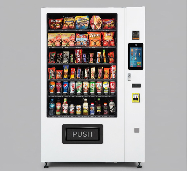 DV5000C10 touch screen vending machine, high capacity snack drink machine