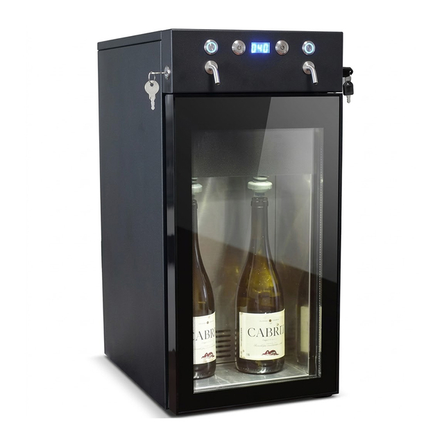 WDF-2A wine dispenser, 2 bottle modular wine preservation & dispensing system