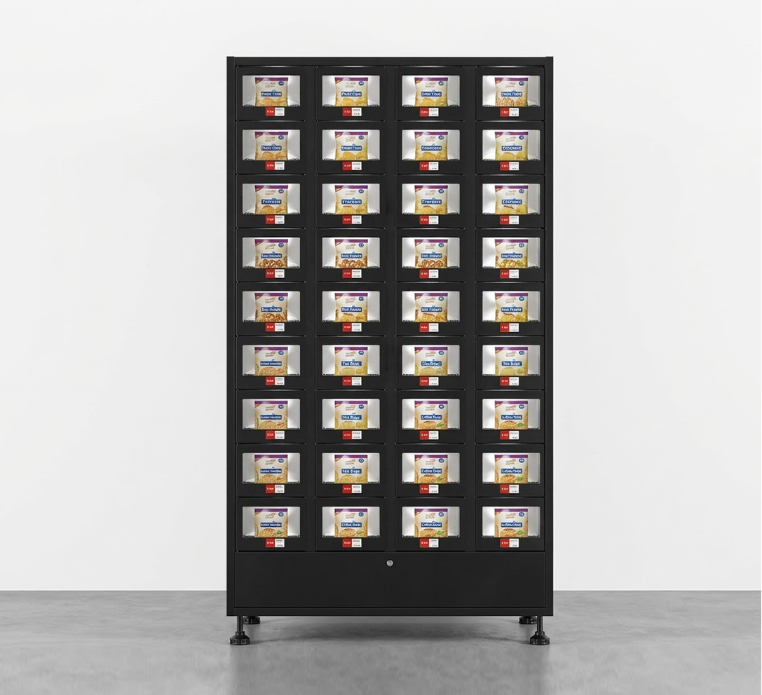 BV3600 36 lattice LED locker vending machine for flexible use