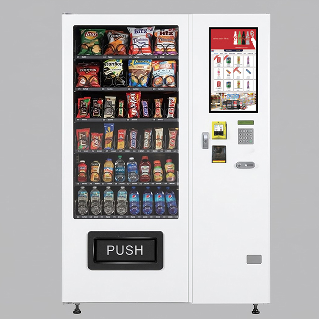 DV-4000C22 22" Touch Screen Mid-Capacity Snack & Drink Vending Machine