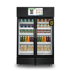 ZV-706W large smart weighing vending fridge, 706L double door cabinet