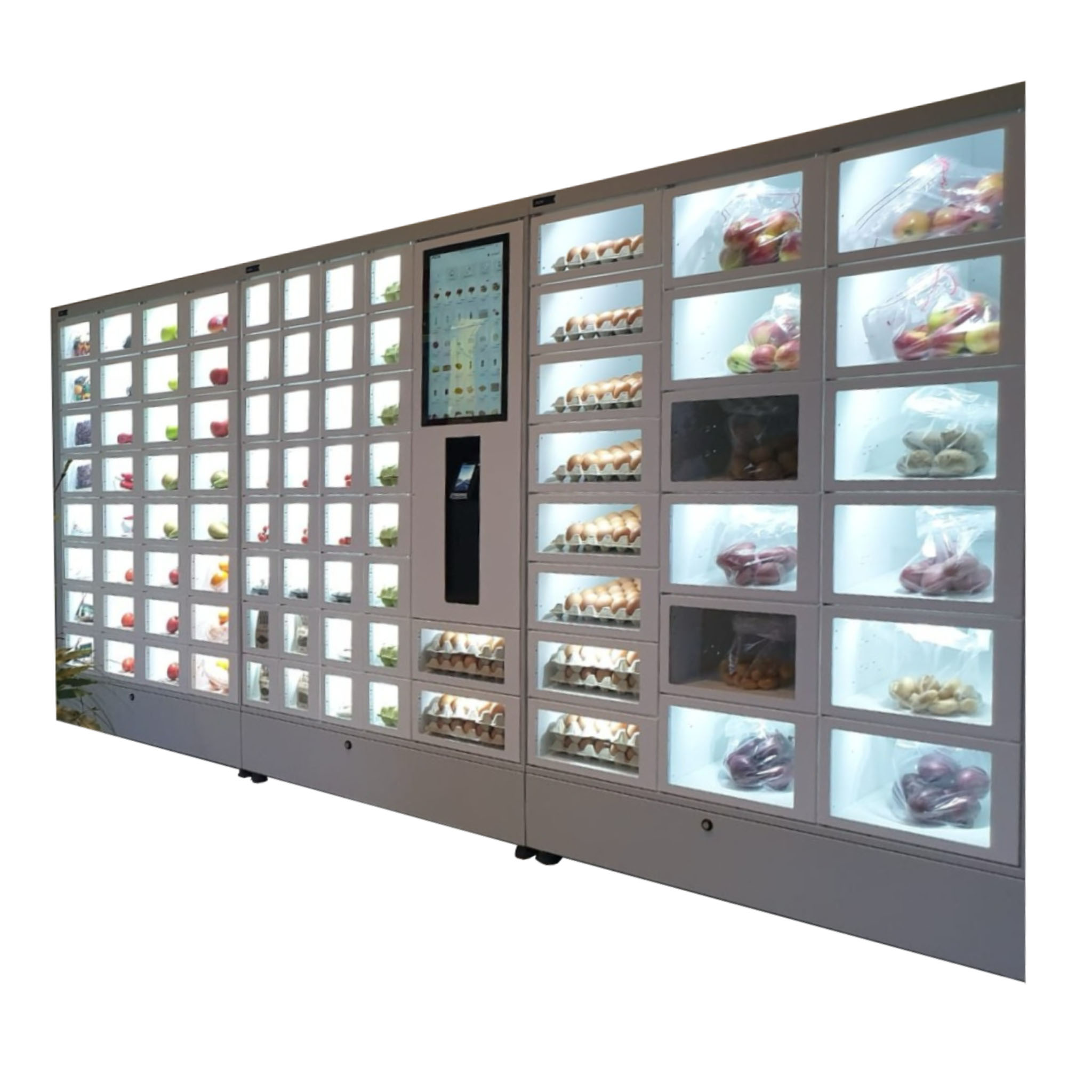BV3000 30 lattice LED locker vending machine for flexible use