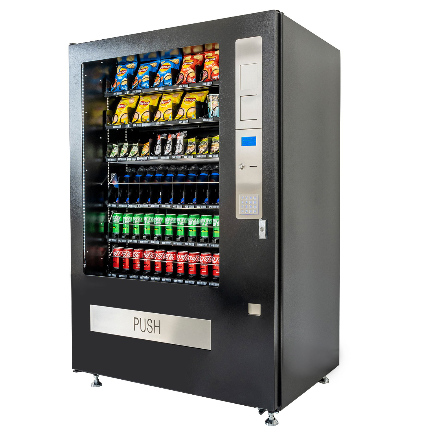 VCM6 combo vending machine, snack and drink vending machine