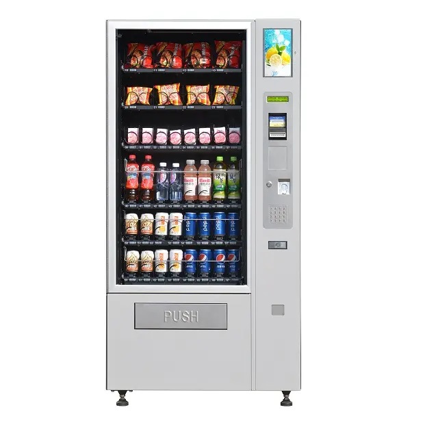 VCM4-4000 combo vending machine, snack and drink vending machine