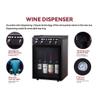 SC-4S Wine Dispenser | 4 Bottle Argon/Nitrogen Wine Preservation System