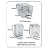 4.5L*4 transparent milk container for MR50 50L commercial milk cooler
