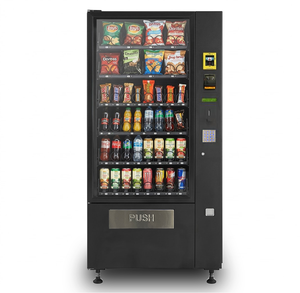 CV4000 combo vending machine, cost-effective snack and drink vending machine