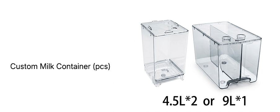 container compatible with MR50 50L commercial milk cooler