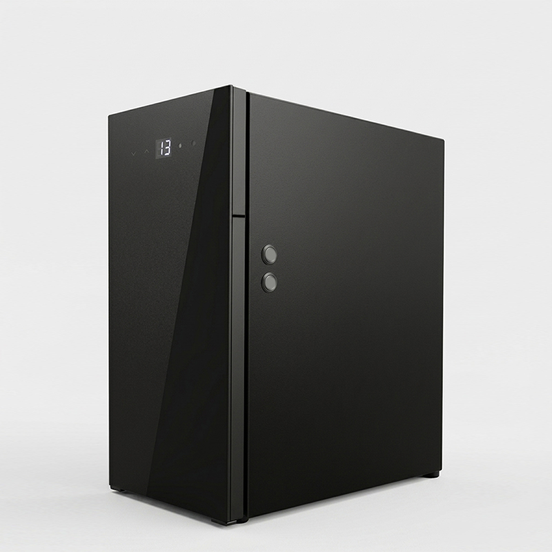 M10H(G) 9L Milk Cooler with Touch LED Door & Black Glass (540mm Height)