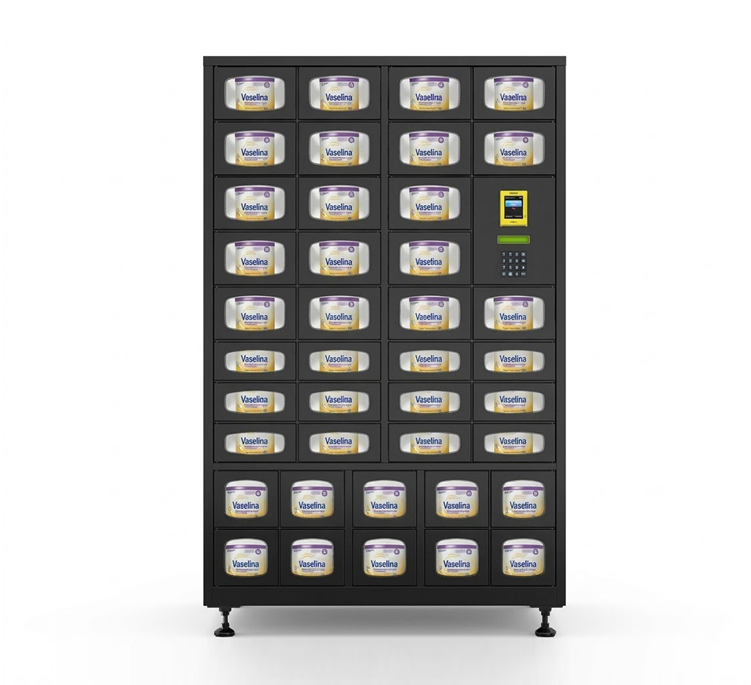 BV4200 42 lattice large locker vending machine with display