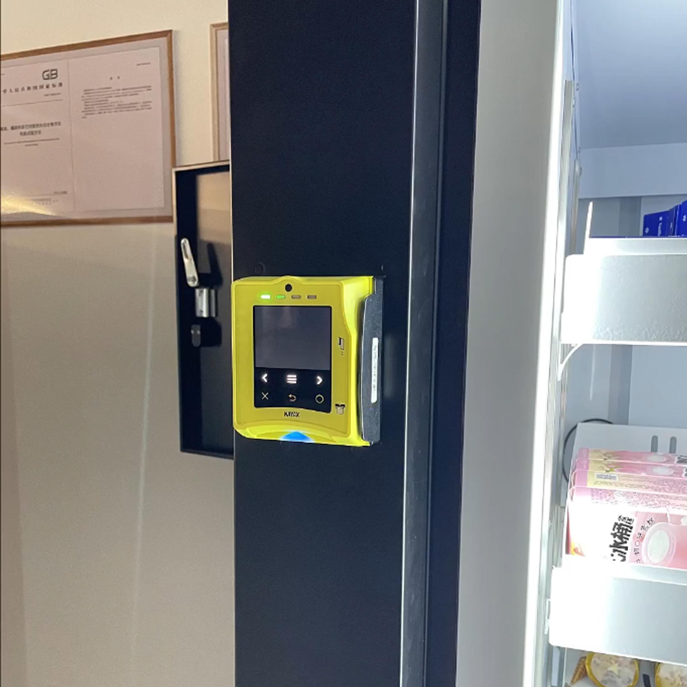 ZV-428FW commercial smart freezer vending machine - open door design