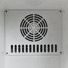 BR9N milk cooler interior, 9L capacity milk storage compartment with illumination