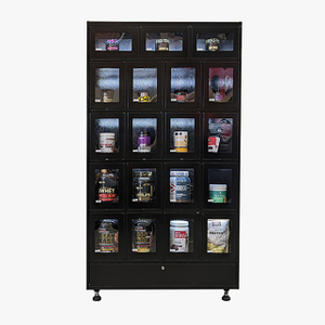 BV1900 19 lattice locker vending machine with LED lighting