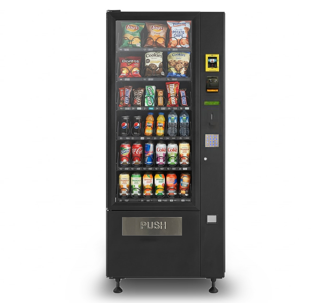 CV3000 combo vending machine, compact snack and drink vending machine