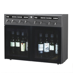 SC-8 wine dispenser, 8 bottle argon nitrogen wine preservation system double-door