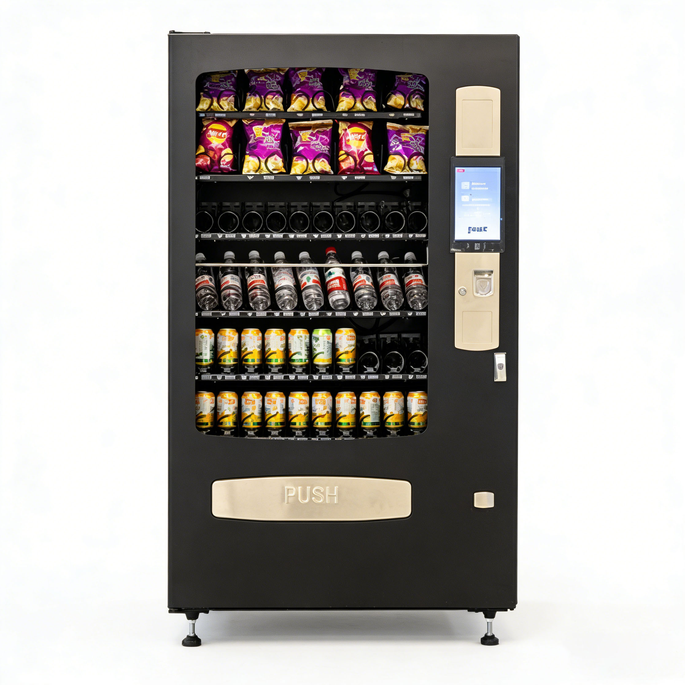 VCM-5000C10 Combo Vending Machine with 10 Inch Touch Screen