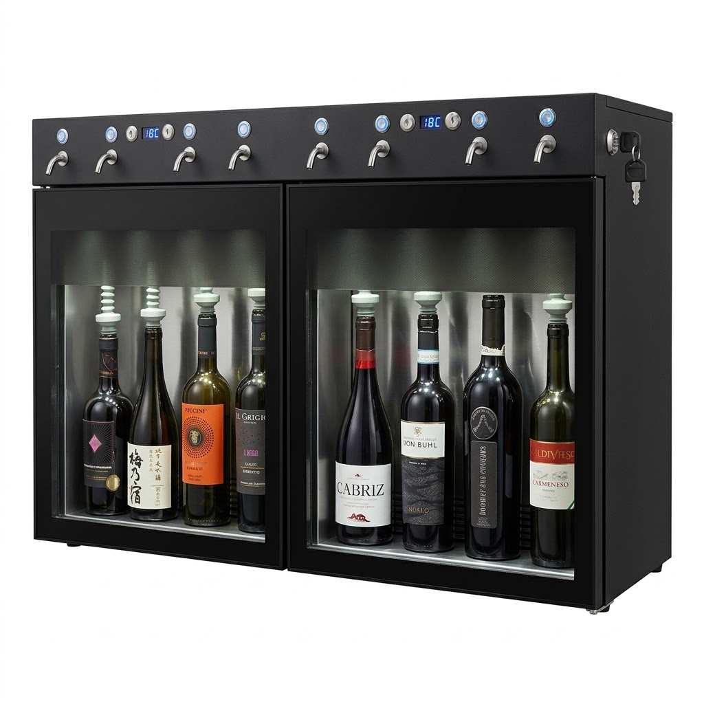 WDF-8A Wine Dispenser | 8 Bottle Modular Wine Preservation & Dispensing System