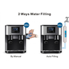 KIM15 ice maker 2 ways water filling: manual and auto tap connection