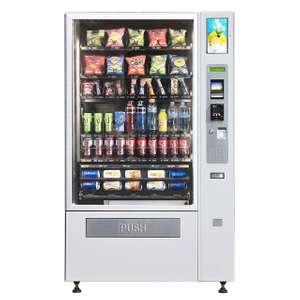 VCM4-5000 Combo Vending Machine - High Capacity Commercial Snack & Drink Vending Machine with 10" LCD Screen