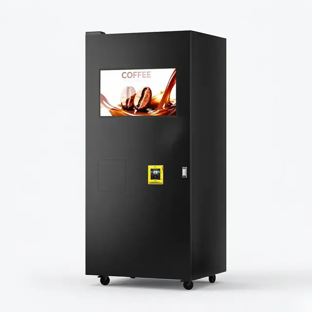 KF86 27" Touch Screen Coffee Vending Machine with Ice Maker & 6 Silos