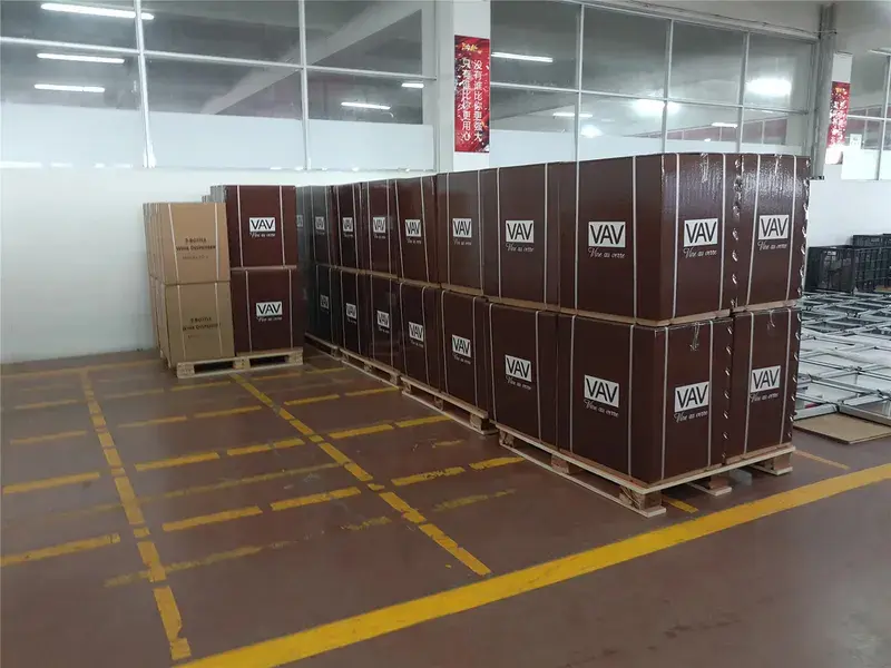 Packed Wine Dispenser Products in Warehouse