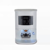 G513N commercial electric automatic coffee tamper with digital control panel, showing both black and white color options