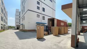 Vending Machine Factory Exterior & Container Packing