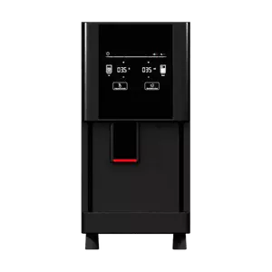 ANI-80B black touch screen nugget ice and water dispenser front product photo