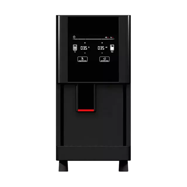 ANI-80B black touch screen nugget ice and water dispenser front product photo