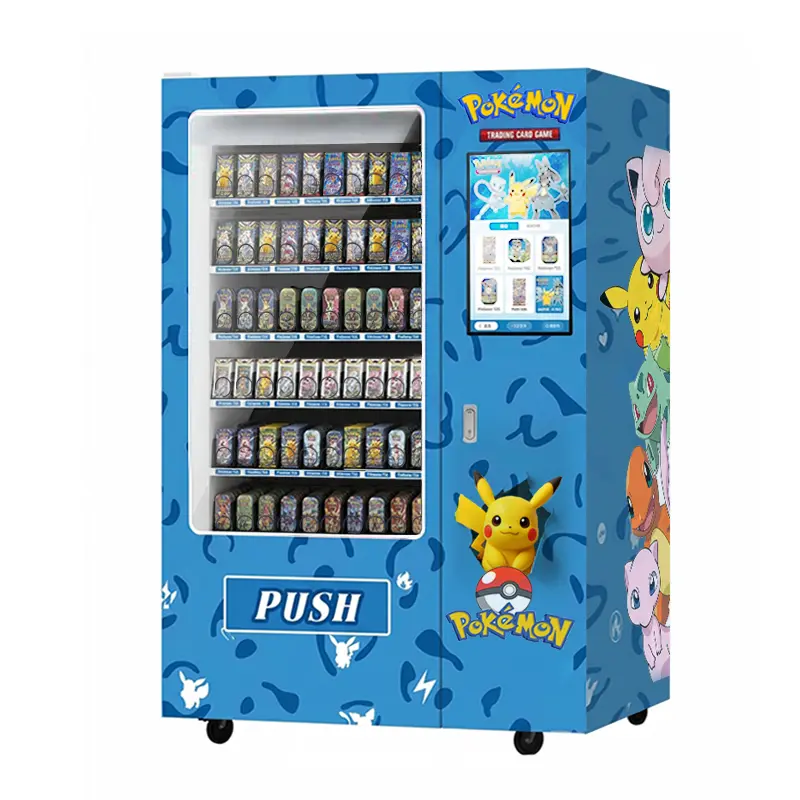 VS1-5000 TCG Vending Machine with 21.5" Touch Screen & 60 Selections