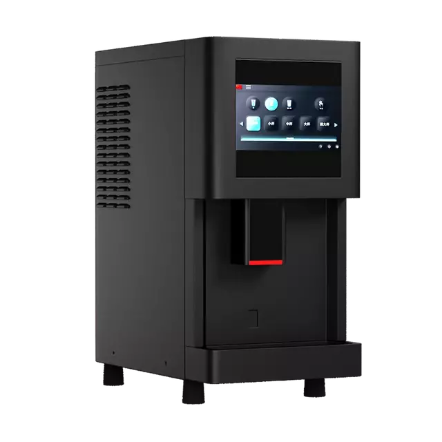 ANI-80C automatic commercial ice water machine large touch panel side appearance picture