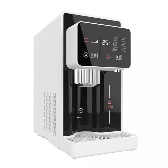 ANI-50B countertop nugget ice hot water dispenser commercial all-in-one ice maker machine
