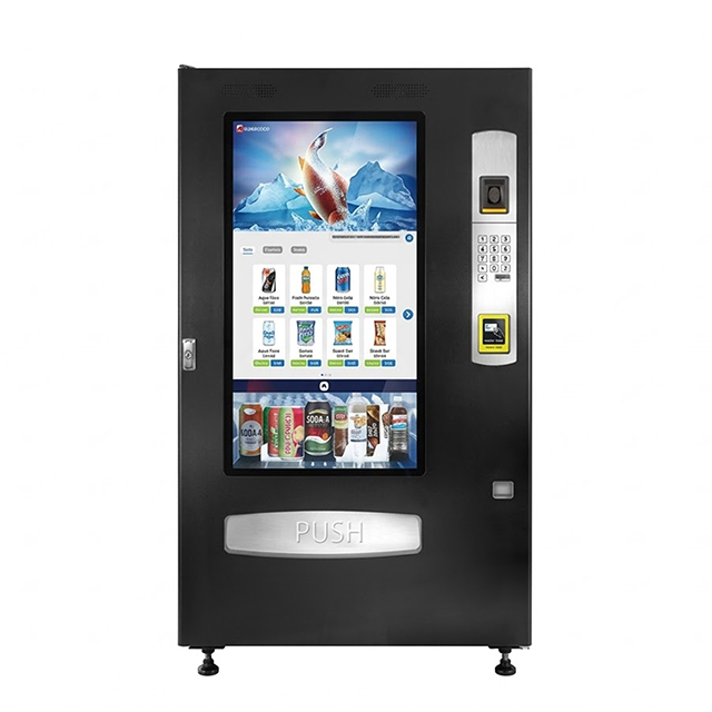 VCM6-5000C combo vending machine, high capacity vending machine with 49 inch touch screen