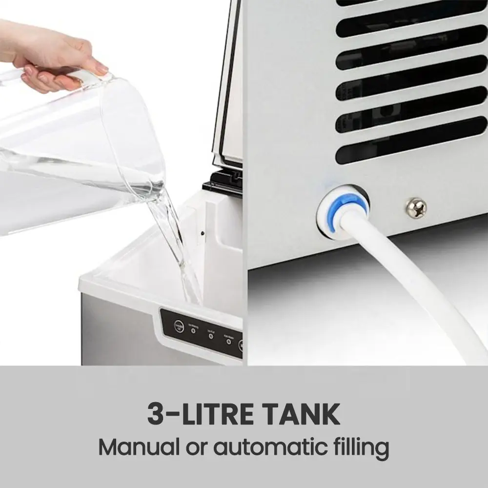 KIM20Y Ice Maker - Manual or Automatic Water Filling